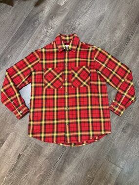 Aritzia TNA Flannel Plaid Shirt - size 1 (small)